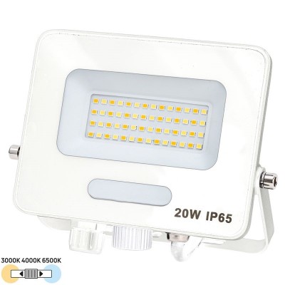 Προβολέας LED 20W 230V 2000lm 120° IP65 CCT 3-362008